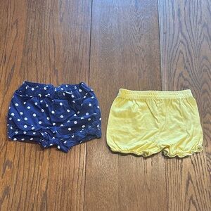 Carters Polka Dot and Yellow Kids Shorts Set